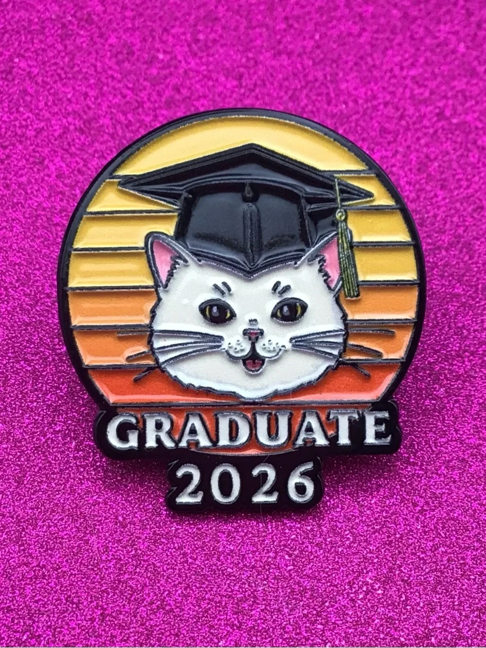 Grad Enamel Pin